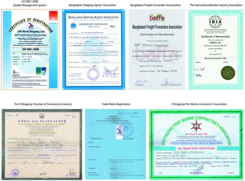 Certificates JAR GROUP